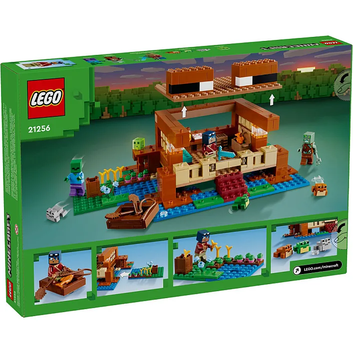 Конструктор LEGO Minecraft Дом в форме лягушки 400 деталей (21256)