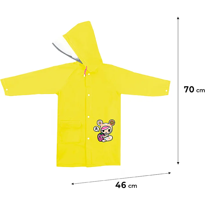 Дощовик дитячий Kite Тokidoki S 115-130 см Жовтий (TK24-2600S)