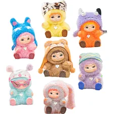 Мягкая игрушка No Brand сюрприз кукла Wakuku (6 non-repeating generation), 15см, Mix color, Затемненный пакет, Box (Wakuku)