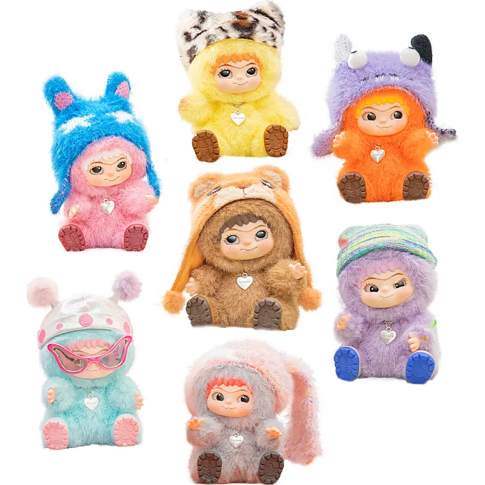 Мягкая игрушка No Brand сюрприз кукла Wakuku (6 non-repeating generation), 15см, Mix color, Затемненный пакет, Box (Wakuku)