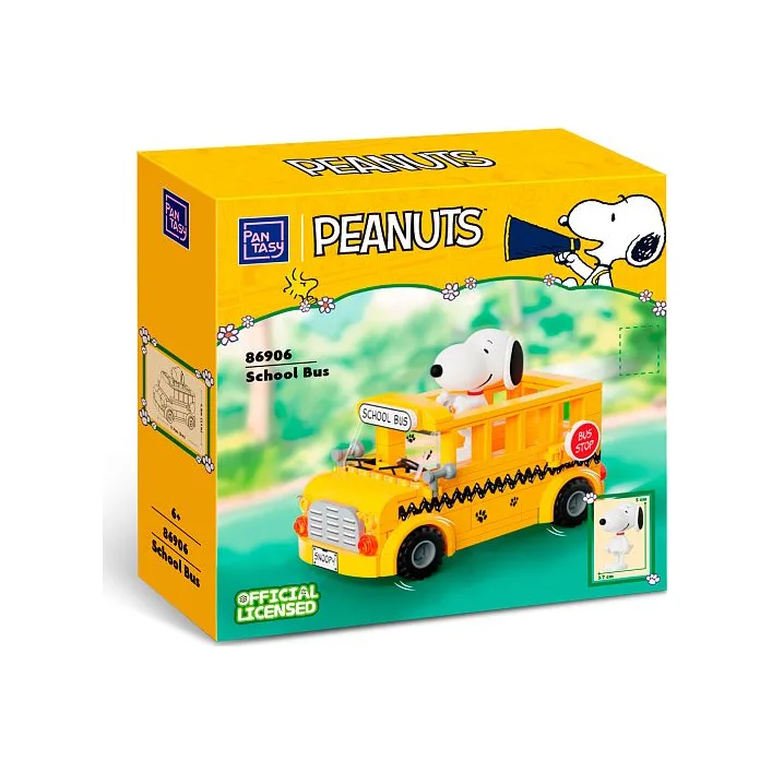 Конструктор Pantasy Snoopy - Школьный автобус (86906)