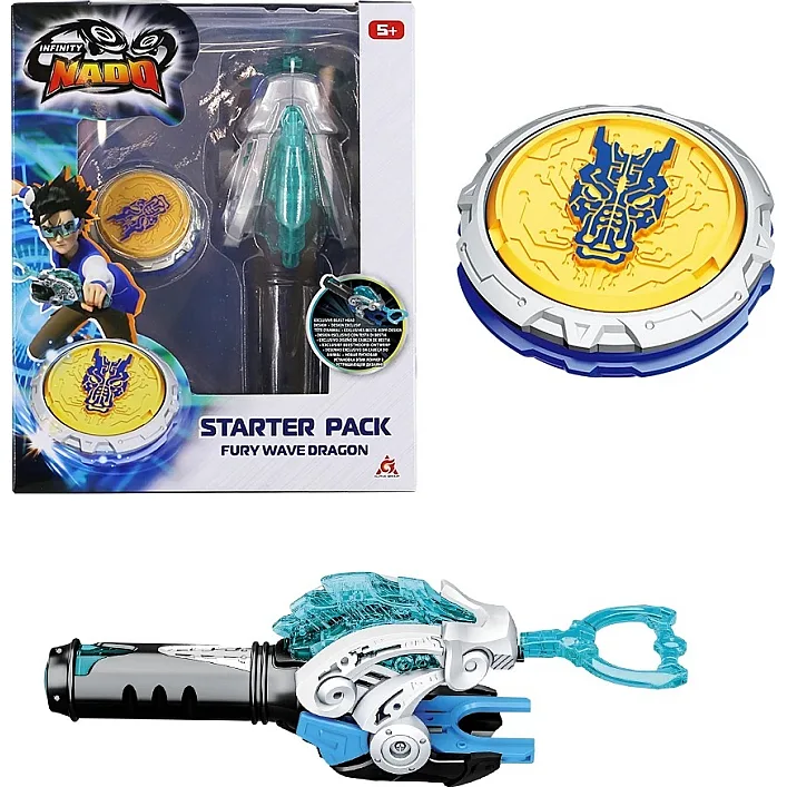 Волчок Infinity Nado I серия Starter Pack Fury Wave Dragon Лютый Дракон (EU654111)