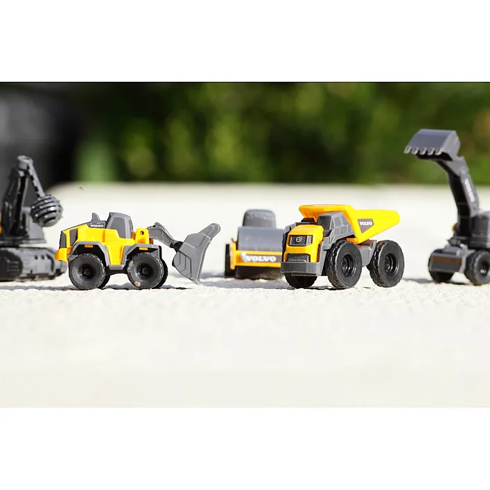 Спецтехніка Dickie Toys Вольво. Мікроробітники, 5 машин (3722008)