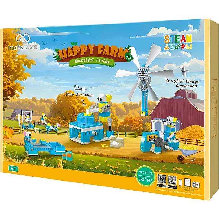 Конструктор Makerzoid Happy Farm Bountiful Fields (MKZ-HF-02)