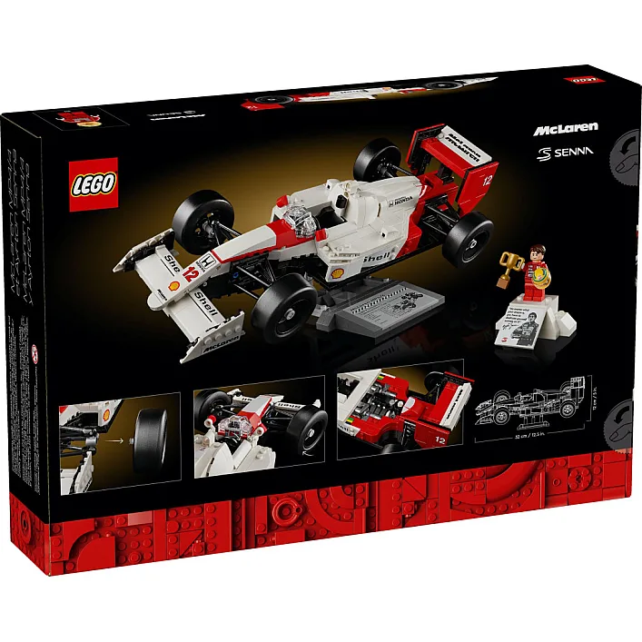 Конструктор LEGO Icons McLaren MP4/4 и Айртон Сенна (10330)