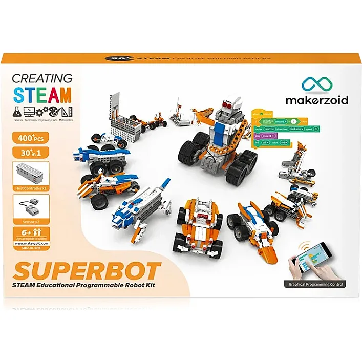 Конструктор Makerzoid Superbot Educational Building Blocks (MKZ-ID-SPB)