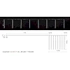 Гірлянда Delux Snowfall C 192LED 8х0.3 м IP44 EN Синя/Прозора (90017978)
