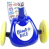 Самокат Bimbo Bike Monsters 12` с регулировкой высоты Сине-желтый (75803-IS)
