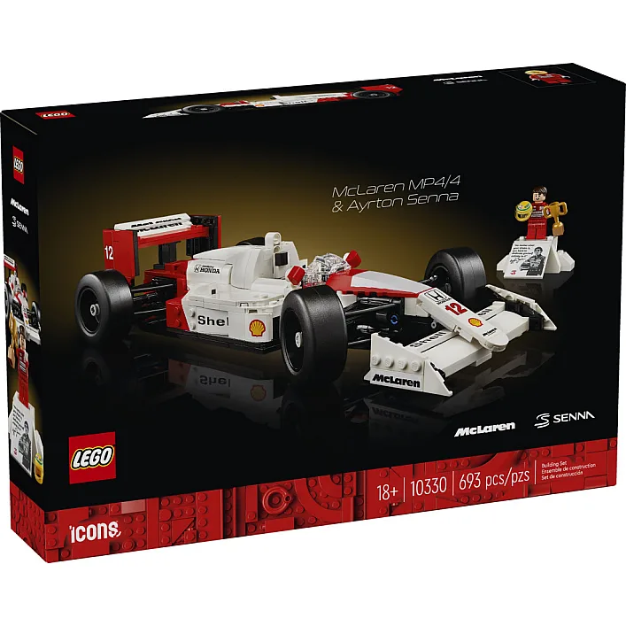Конструктор LEGO Icons McLaren MP4/4 и Айртон Сенна (10330)
