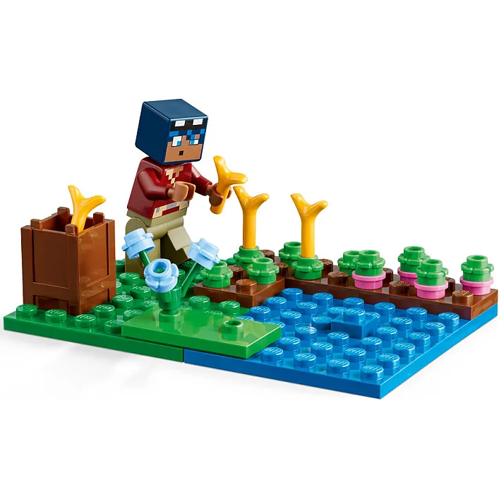 Конструктор LEGO Minecraft Дом в форме лягушки 400 деталей (21256)