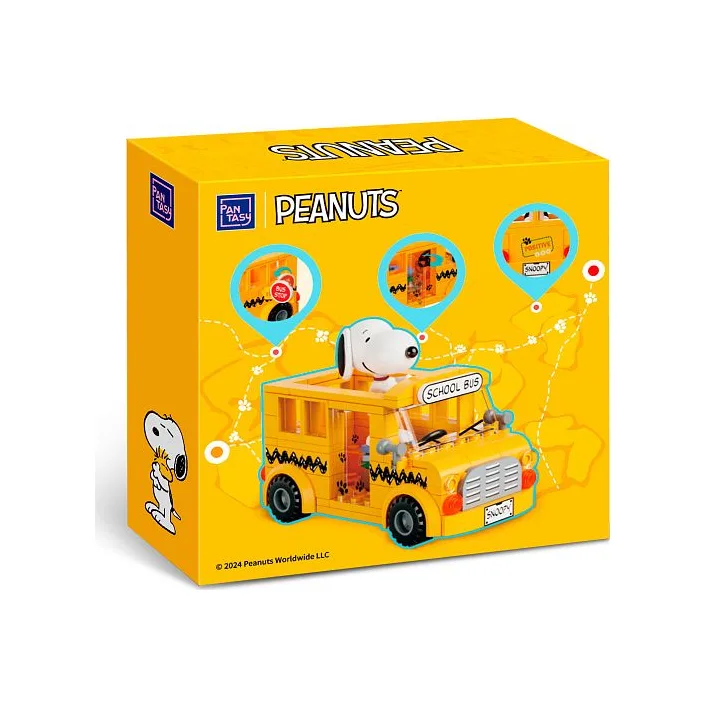 Конструктор Pantasy Snoopy - Школьный автобус (86906)