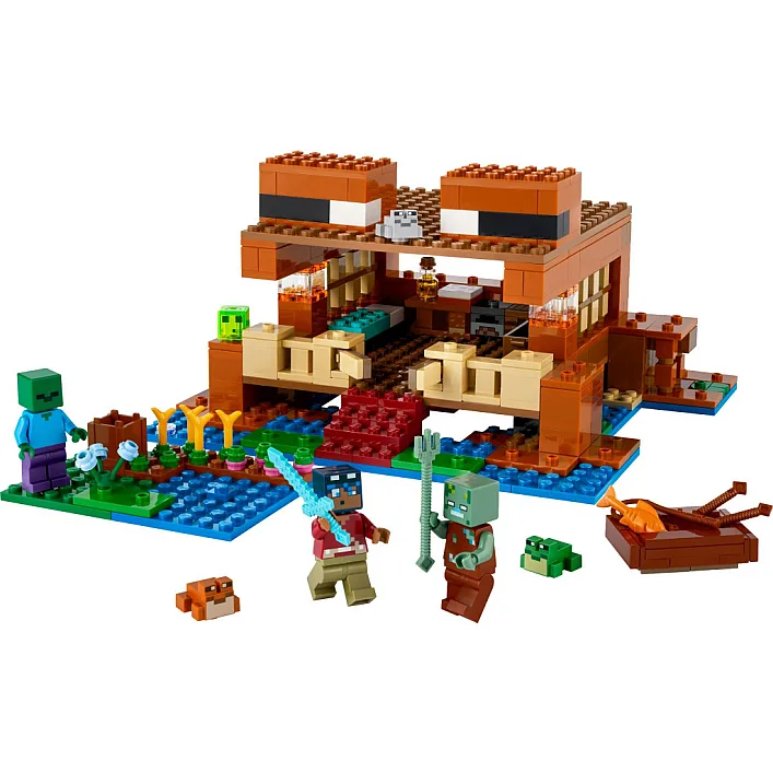 Конструктор LEGO Minecraft Дом в форме лягушки 400 деталей (21256)