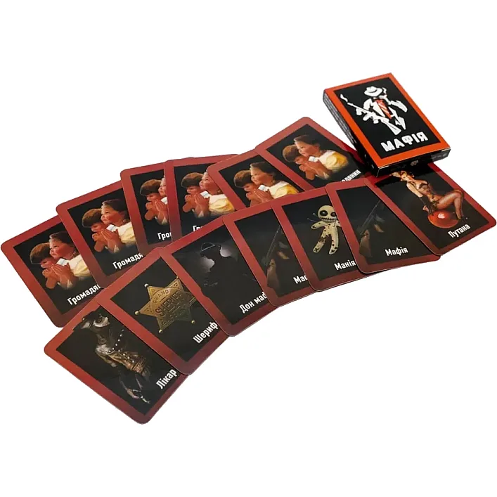Настільна гра Fun Games Shop Мафія пластикова (укр.) (58263)