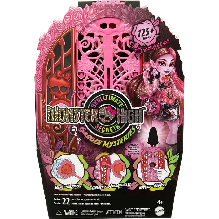 Лялька Monster High Набір-сюрприз Жахо-секрети Дракулори серії Цвіт та темрява (HYT72)