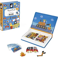 Развивающая игрушка Janod Магнитная книга Транспорт (J02715)