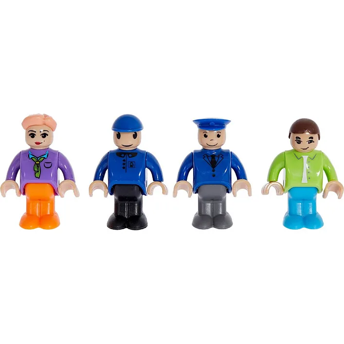 Конструктор ZIPP Toys Поезд DF11 Z с рельсами, синий на радиоуправлении (98220)
