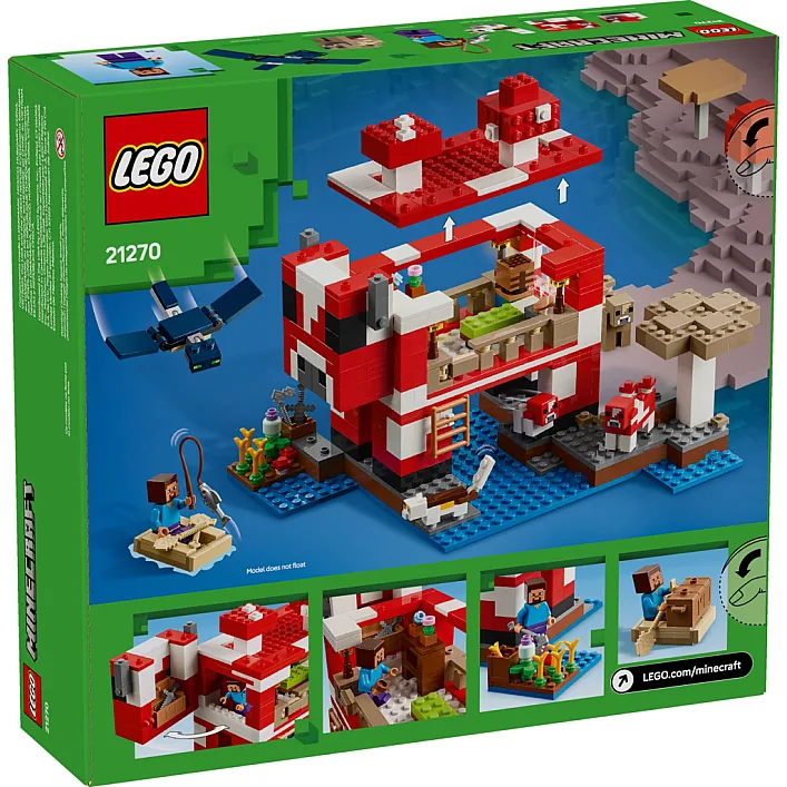 Конструктор LEGO Minecraft Грибной дом (21270)