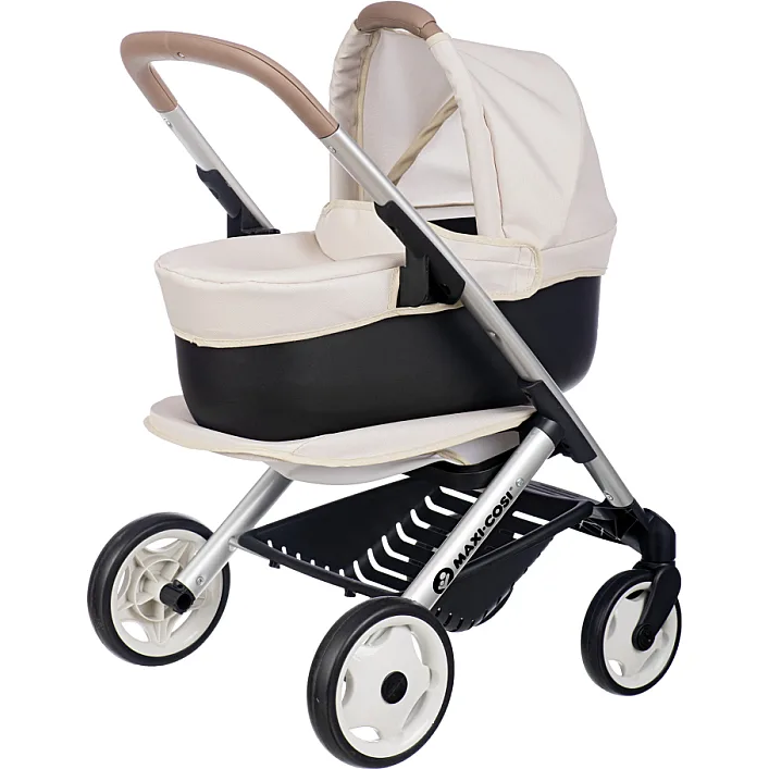 Коляска для ляльок Smoby Maxi-Cosi 3 в 1. Айворі зі знімною люлькою, 55 x 39 x 64 см, 3+ (7600253122)