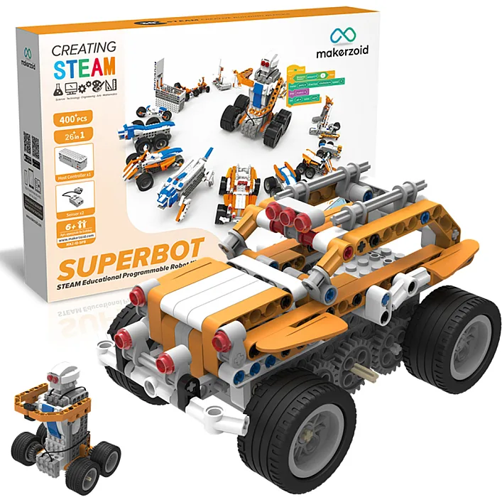 Конструктор Makerzoid Superbot Educational Building Blocks (MKZ-ID-SPB)