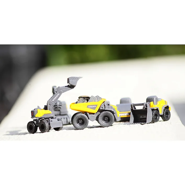 Спецтехніка Dickie Toys Вольво. Мікроробітники, 5 машин (3722008)