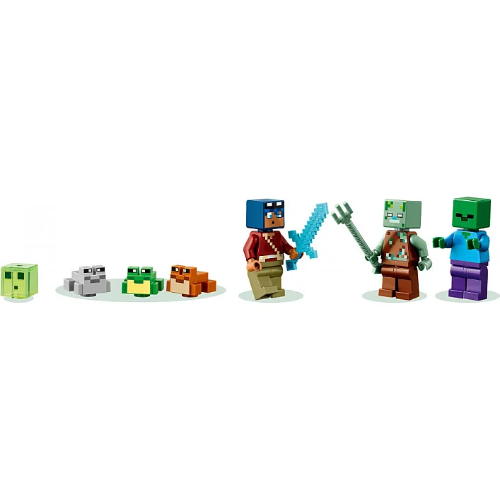 Конструктор LEGO Minecraft Дом в форме лягушки 400 деталей (21256)
