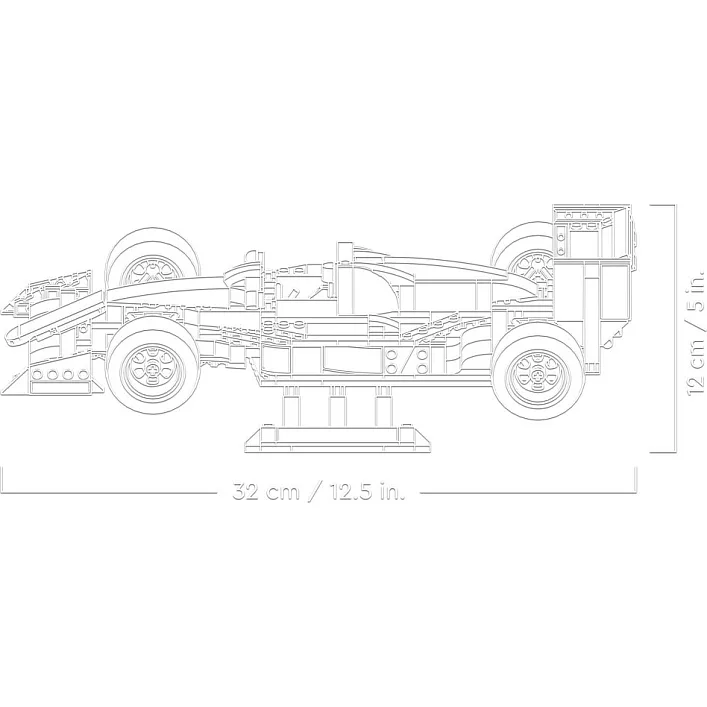 Конструктор LEGO Icons McLaren MP4/4 и Айртон Сенна (10330)
