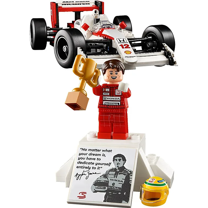 Конструктор LEGO Icons McLaren MP4/4 и Айртон Сенна (10330)