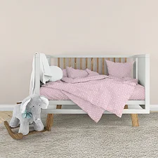 Детский постельный набор Home Line Горох розовый (розово-лиловый) (181498)