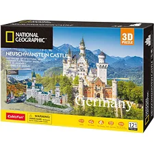 Пазл Cubic Fun Трехмерная головоломка-конструктор National Geographic Замок Нойшванштайн (DS0990h)