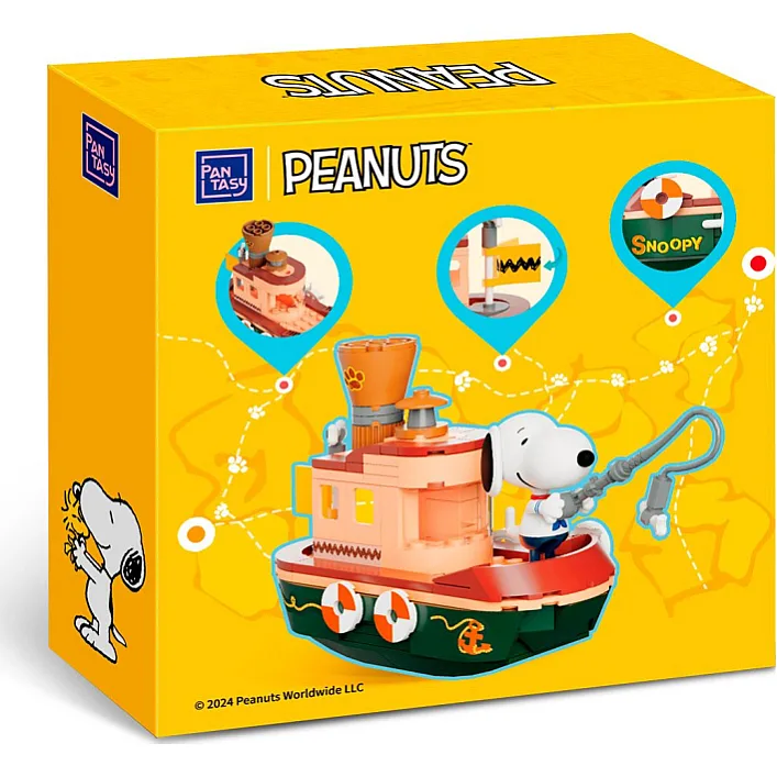 Конструктор Pantasy Snoopy - Пароход (86907)