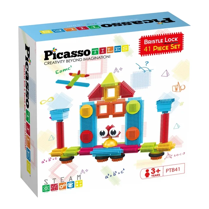 Конструктор Picasso Tiles Hedgehog Building Blocks Set 41 деталь (817338027384)