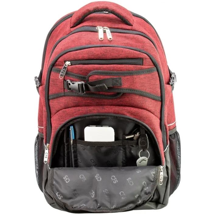 Рюкзак школьный Cool For School Красный с коричневым 175+ см (CF86745-03)