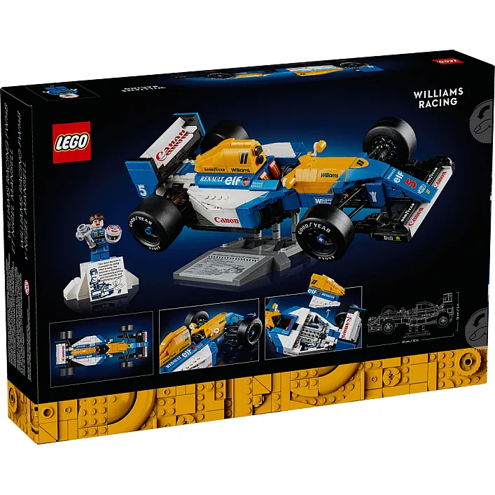 Конструктор LEGO Icons Williams Racing FW14B и Найджел Мэнселл (10353)