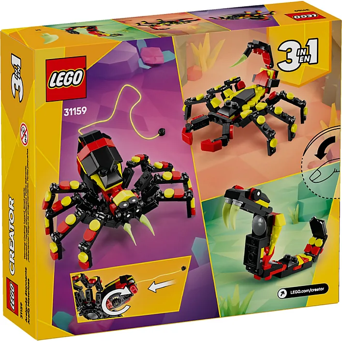 Конструктор LEGO Creator Дикие животные: Удивительный паук (31159)