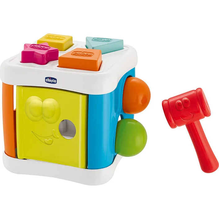 Развивающая игрушка Chicco сортер 2 в 1 Куб (09686.10)