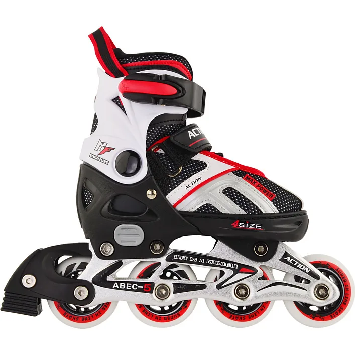 Роликовые коньки Action Danny Червоні 29-32 (PW-126B-79/Red/29-32)