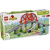 Конструктор LEGO DUPLO Town Додатковий набір. Залізничний міст і колії (10426)