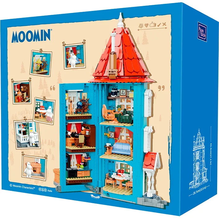 Конструктор Pantasy Moomin Будиночок Мумі-тролів (87201)