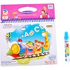 Развивающая игрушка Baby Team Книжечка-раскраска водная Паровозик (9030_паровозик_с_буквами)