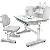 Парта зі стільцем Evo-kids Panda XL grey (BD-29 G)