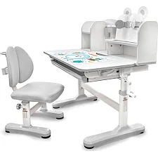 Парта со стулом Evo-kids Panda XL grey (BD-29 G)