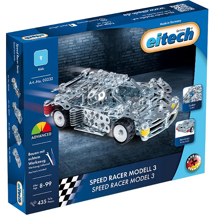 Конструктор Eitech Скоростной гонщик 3 (С232)