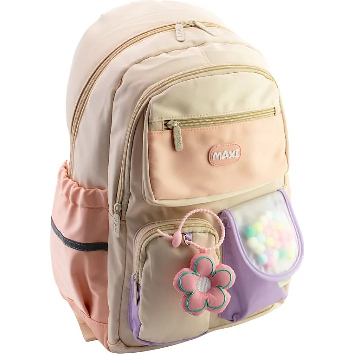 Рюкзак школьный Maxi 18" Песочный (90187-milk white)