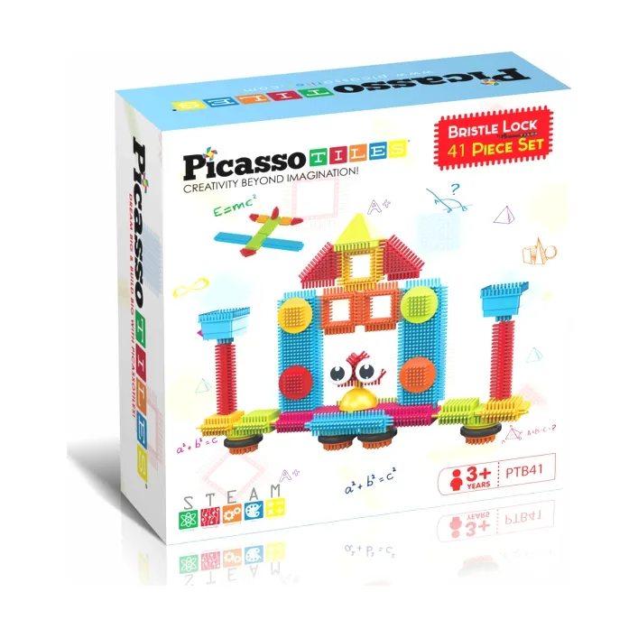 Конструктор Picasso Tiles Hedgehog Building Blocks Set 41 деталь (817338027384)