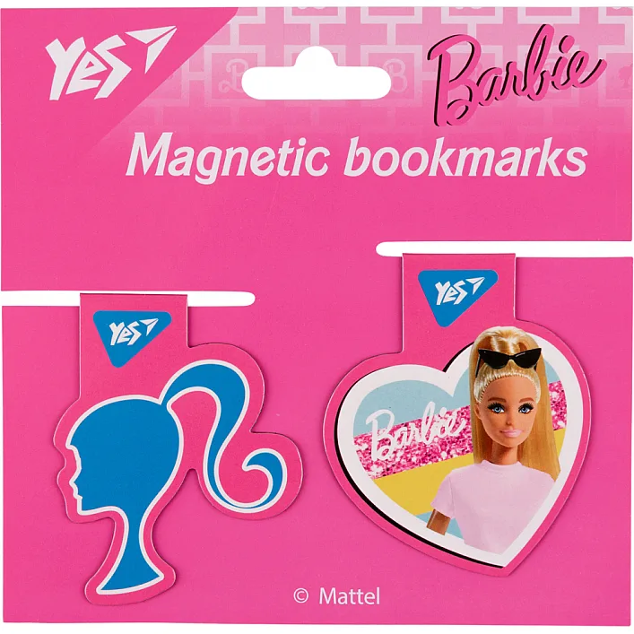 Закладки для книг Yes магнітні Barbie friends, 2шт (708109)