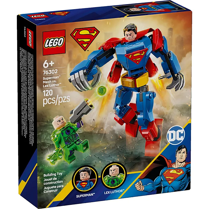Конструктор LEGO Super Heroes Супермен-робот Супермен против Лекса Лютора (76302)