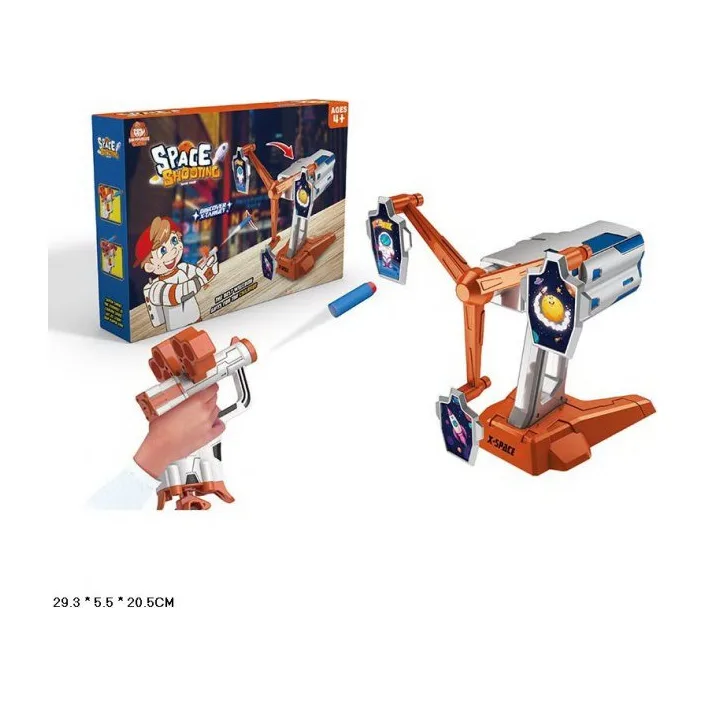 Игровой набор A-Toys Тир: бластер, поролон. снаряды, мишень (S3211)
