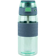 Поильник-непроливайка Kite 600 мл, зелено-серая (K24-1201-2)