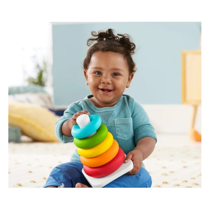 Развивающая игрушка Fisher-Price Пирамидка из эко-материалов (GRF09)