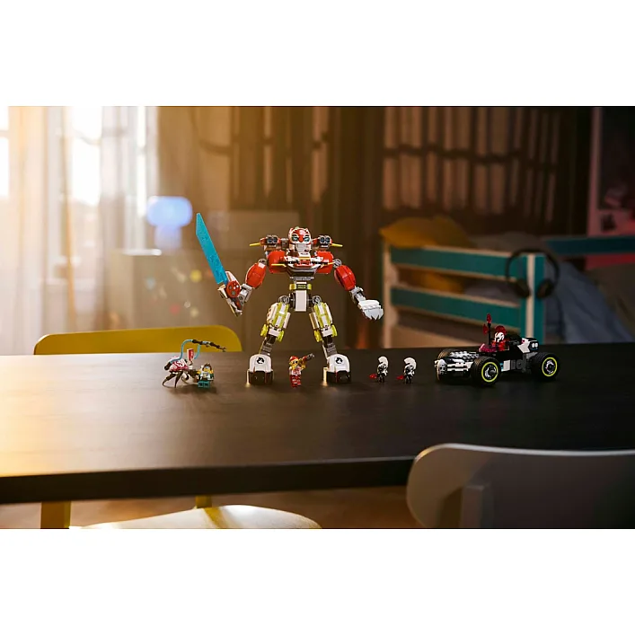 Конструктор LEGO DREAMZzz Робот-тигр Купера та Хот-род авто Зеро (71497)